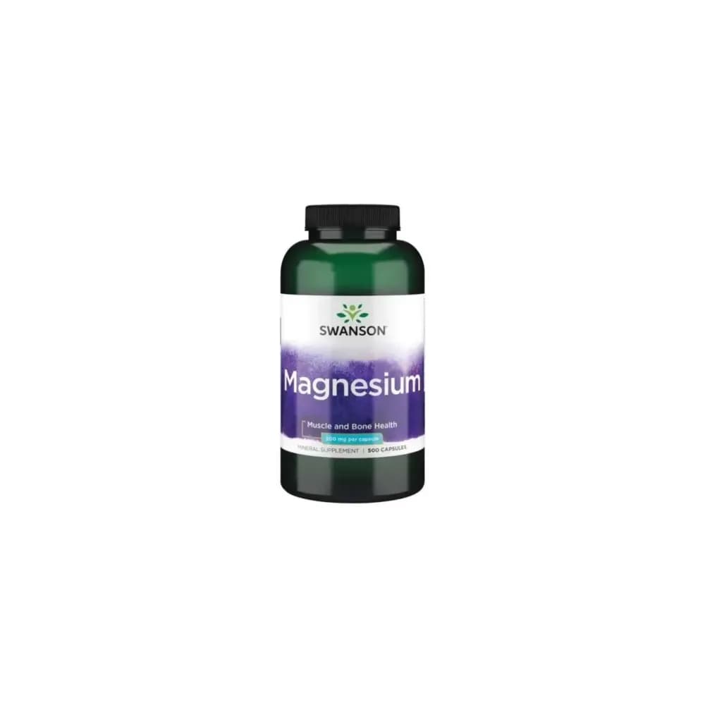 Swanson Magnésium (oxyde) 200mg 500 gélules