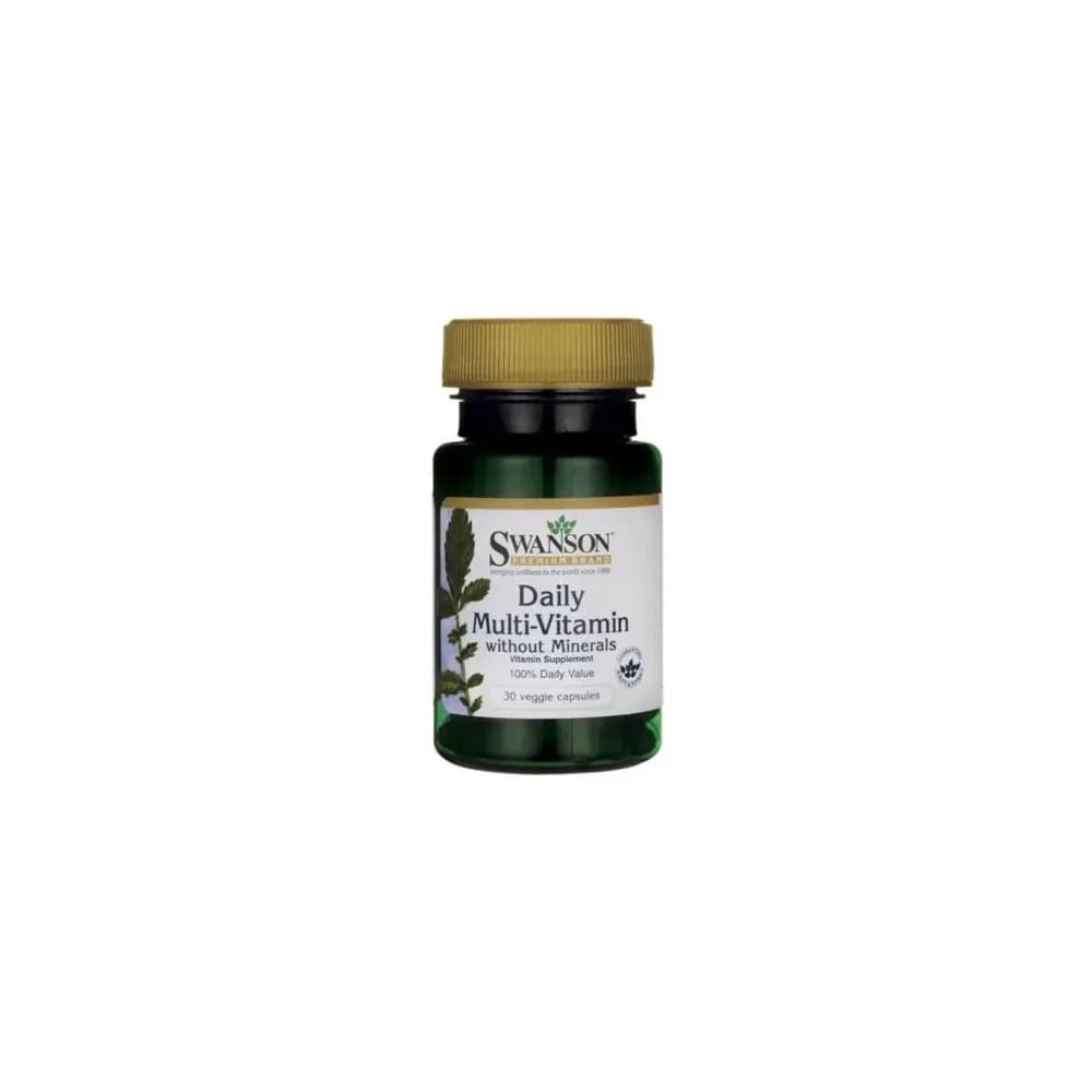 Swanson Daily Multi-Vitamine without Minerals 30 gélules végétales