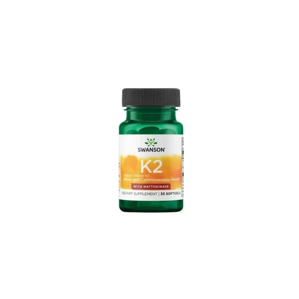 Swanson Vitamine K2 With Nattokinase 30 capsules molles