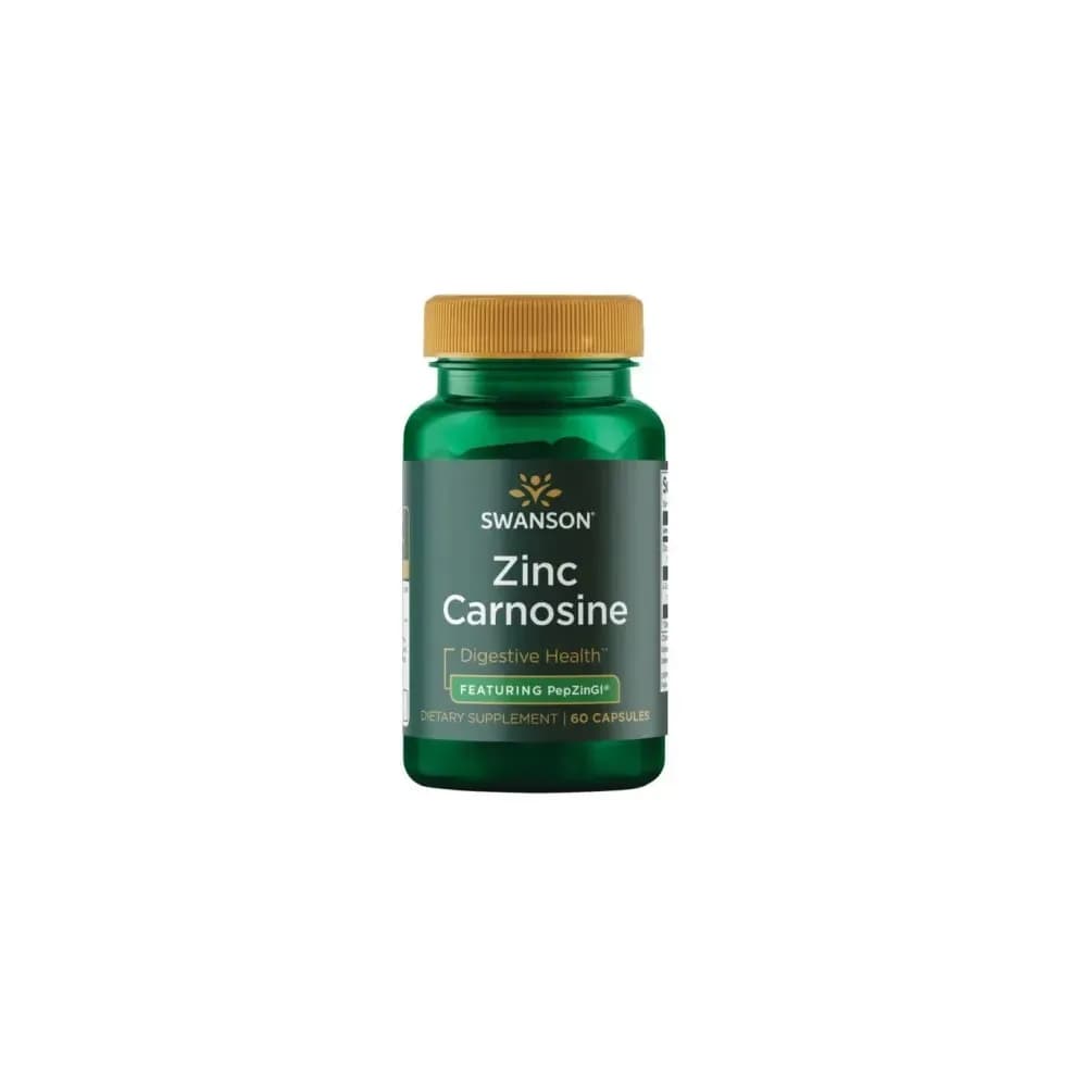 Swanson Zinc Carnosine - Featuring Pepzing 60 gélules