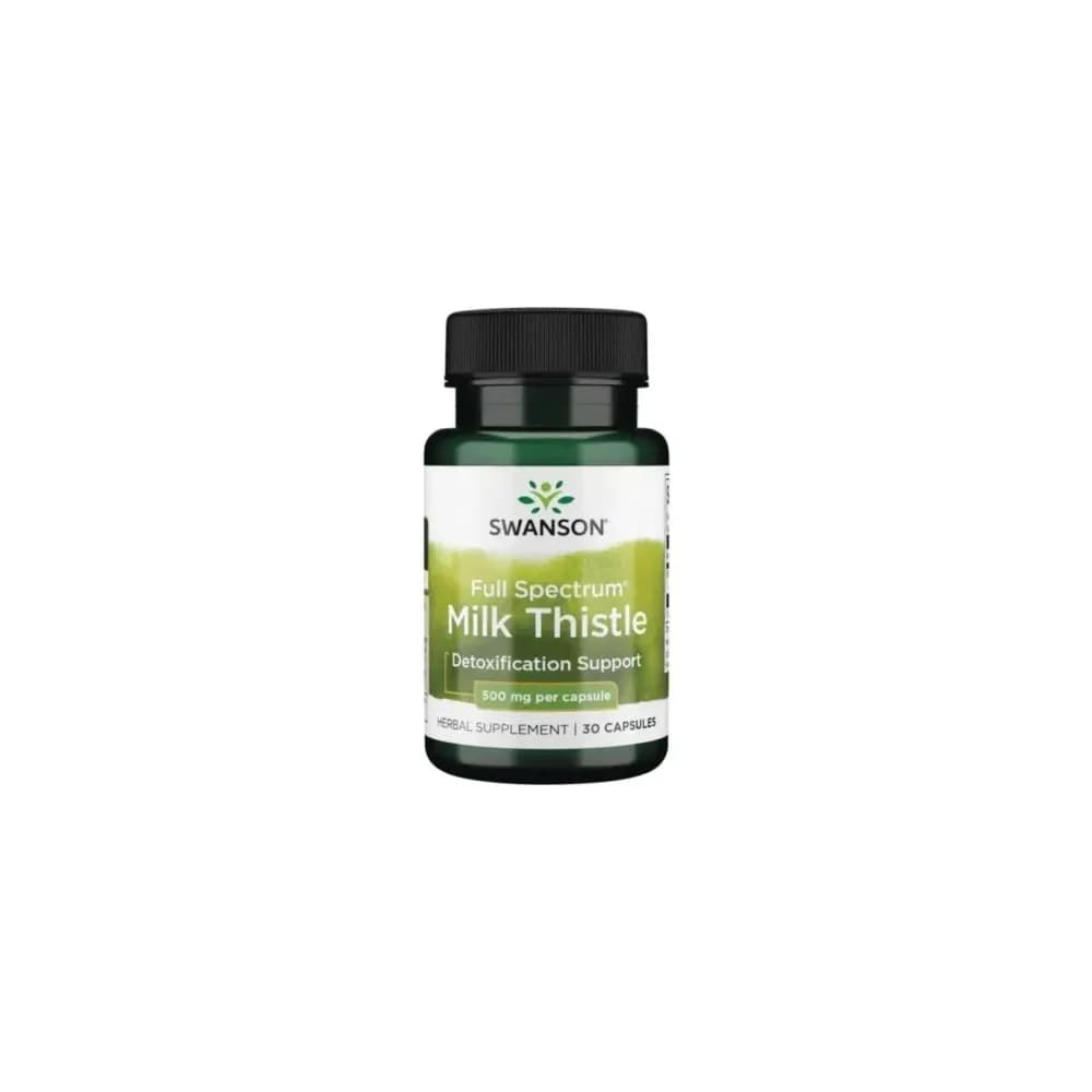 Swanson Full Spectrum Milk Thistle 500mg 30 gélules