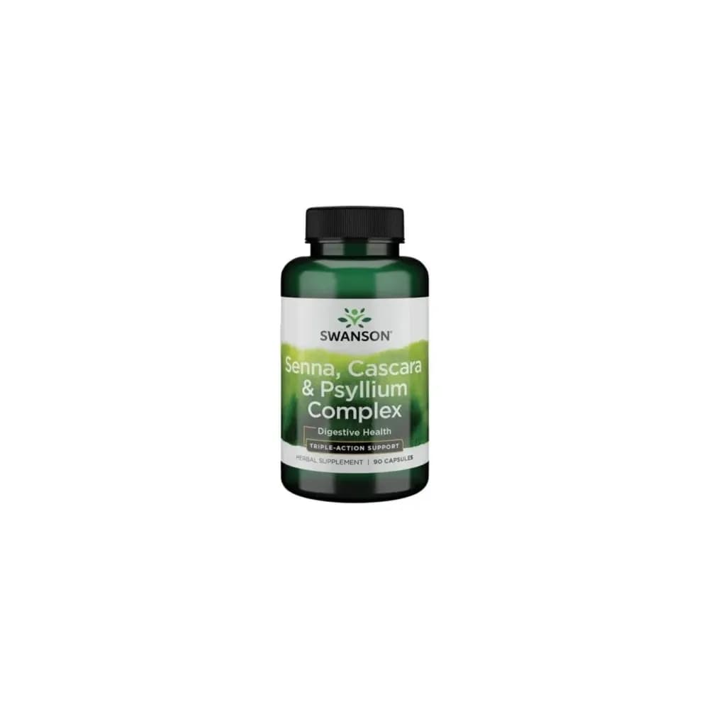 Swanson Senna, Cascara & Psyllium Complex 90 gélules