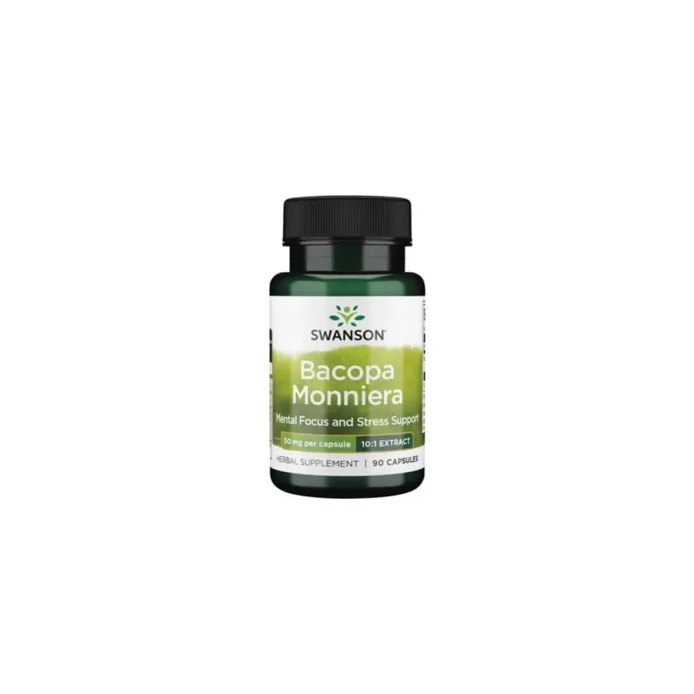Swanson Bacopa Monniera 10:1 50mg 90 gélules