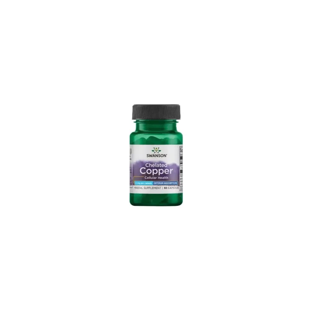 Swanson Albion Chelated Copper 2mg 60 gélules