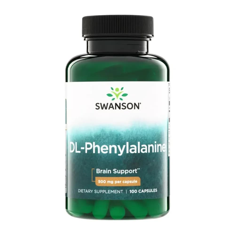 Swanson DL-Phenylalanine 500mg 100 gélules