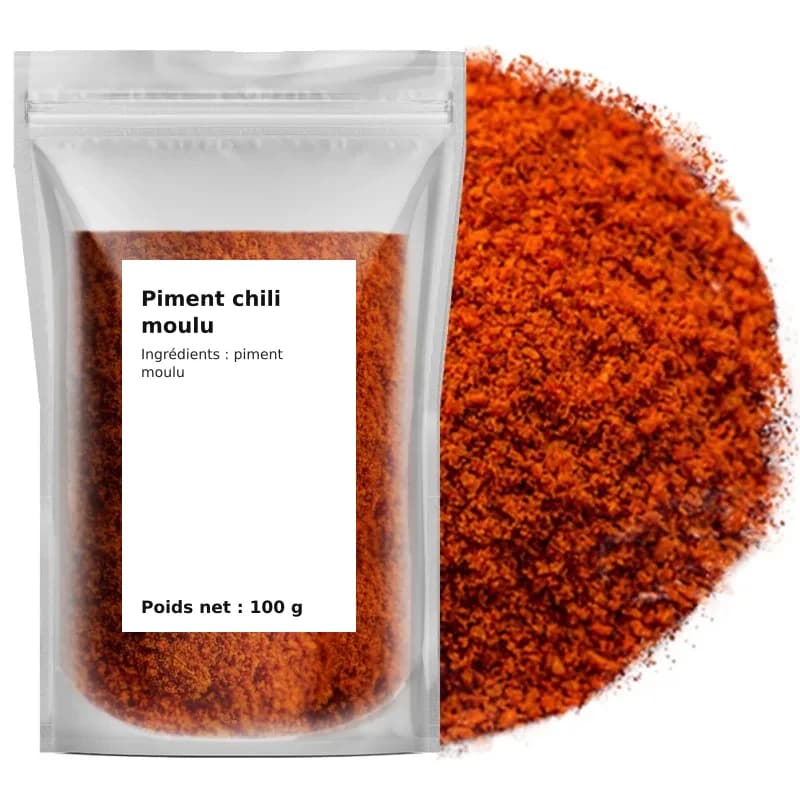 Piment chili moulu 100 g