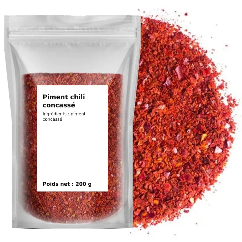 Piment chili concassé 200 g