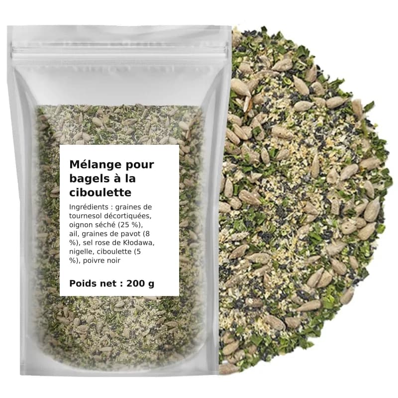Mélange pour bagels à la ciboulette 200 g