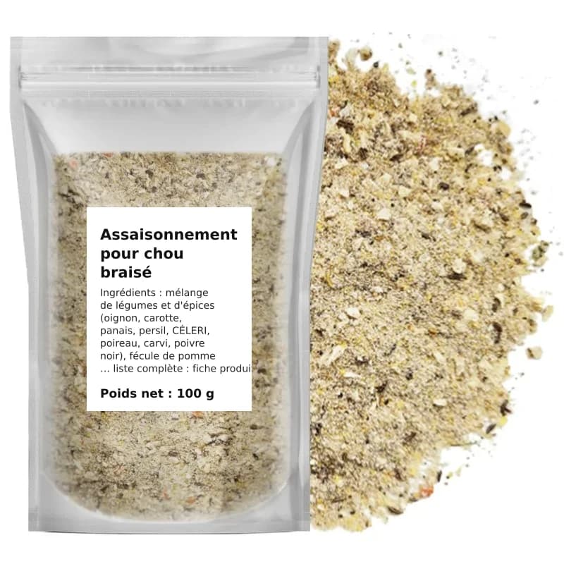 Assaisonnement pour chou braisé 100 g