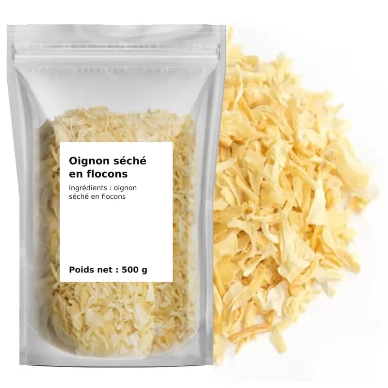 Oignon séché en flocons 500 g