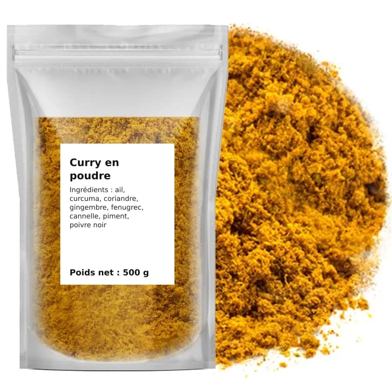 Curry en poudre 500 g