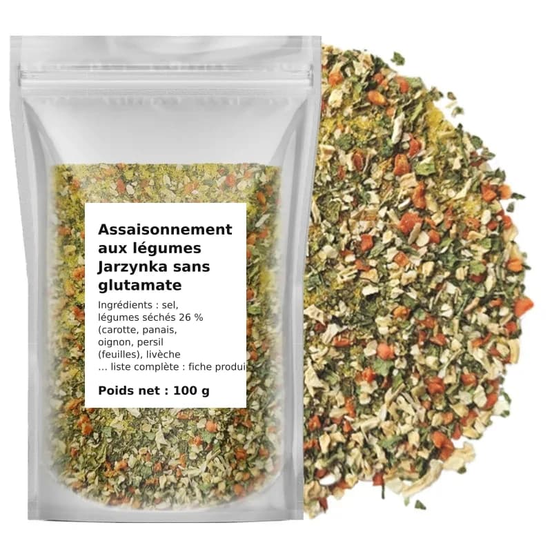 Assaisonnement aux légumes Jarzynka sans glutamate 100 g