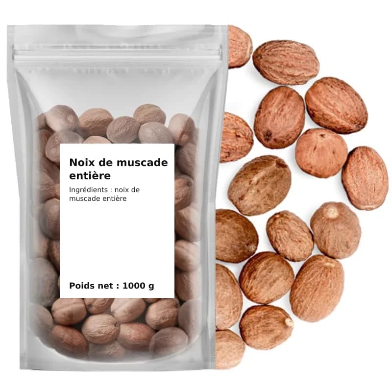Noix de muscade entière 1 kg