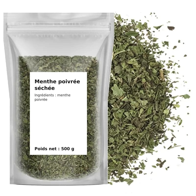 Menthe poivrée séchée 500 g