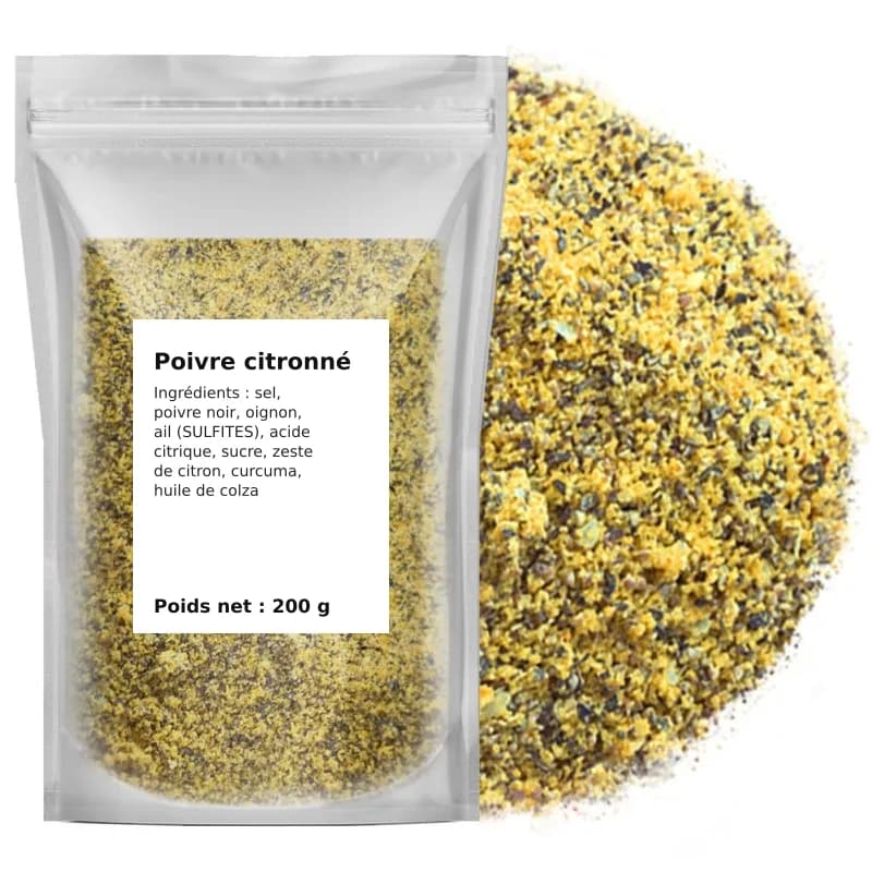 Poivre citronné 200 g