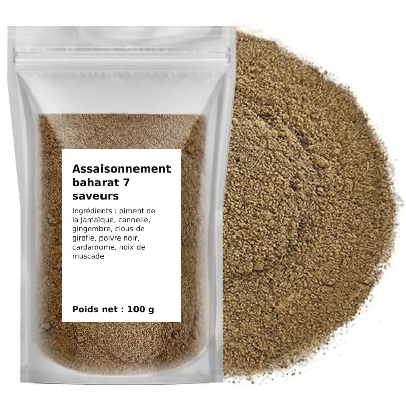 Assaisonnement baharat 7 saveurs 100 g