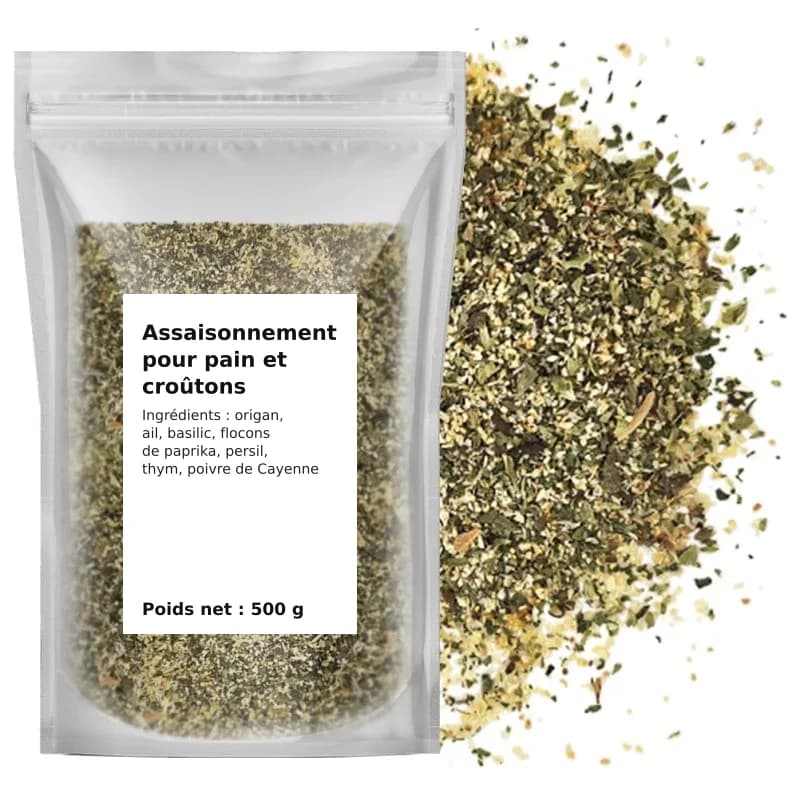 Assaisonnement pour pain et croûtons 500 g