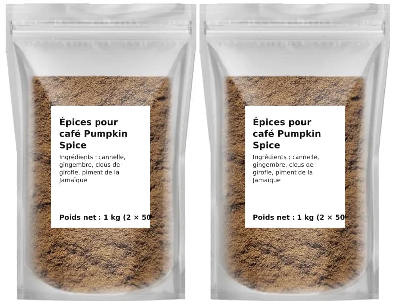 Épices pour café Pumpkin Spice 1 kg