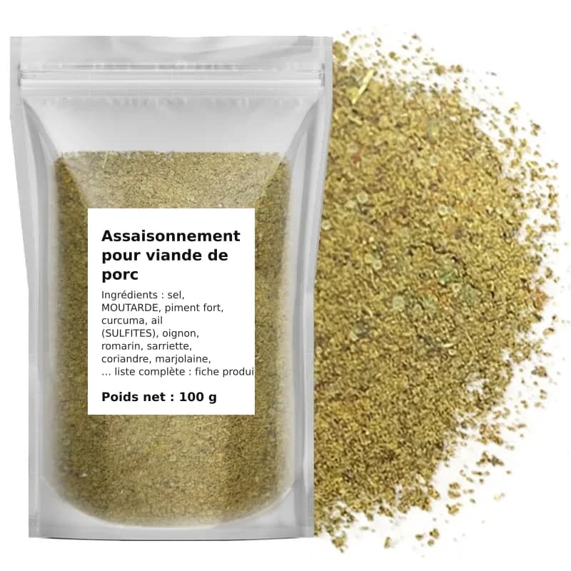 Assaisonnement pour viande de porc 100 g