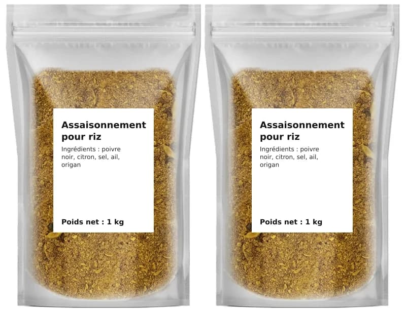 Assaisonnement pour riz 1 kg