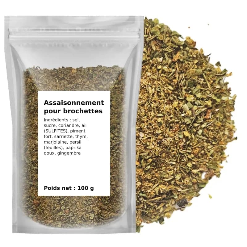Assaisonnement pour brochettes 100 g