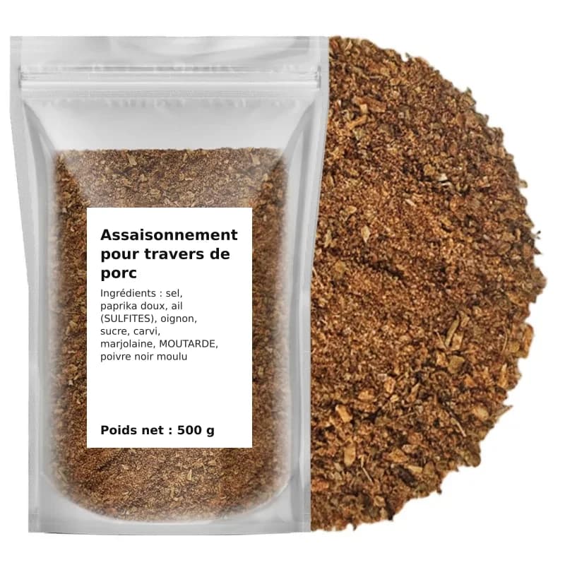 Assaisonnement pour travers de porc 500 g