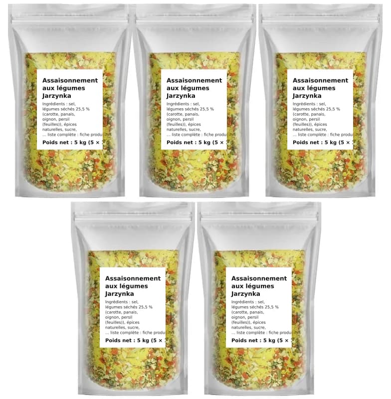 Assaisonnement aux légumes Jarzynka 5 kg