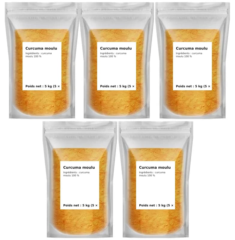 Curcuma moulu 5 kg