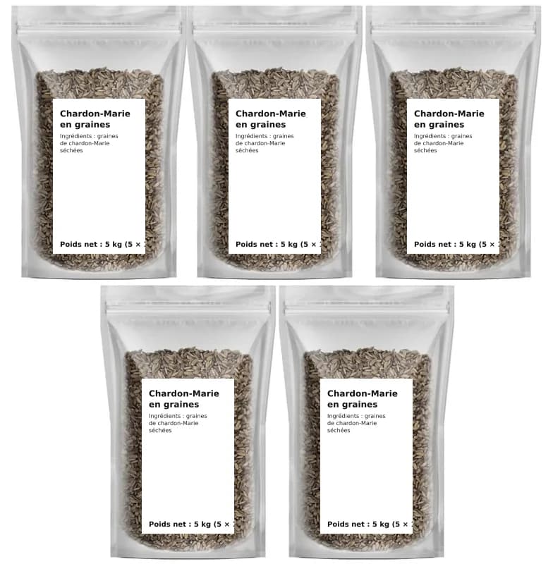 Chardon-Marie en graines 5 kg