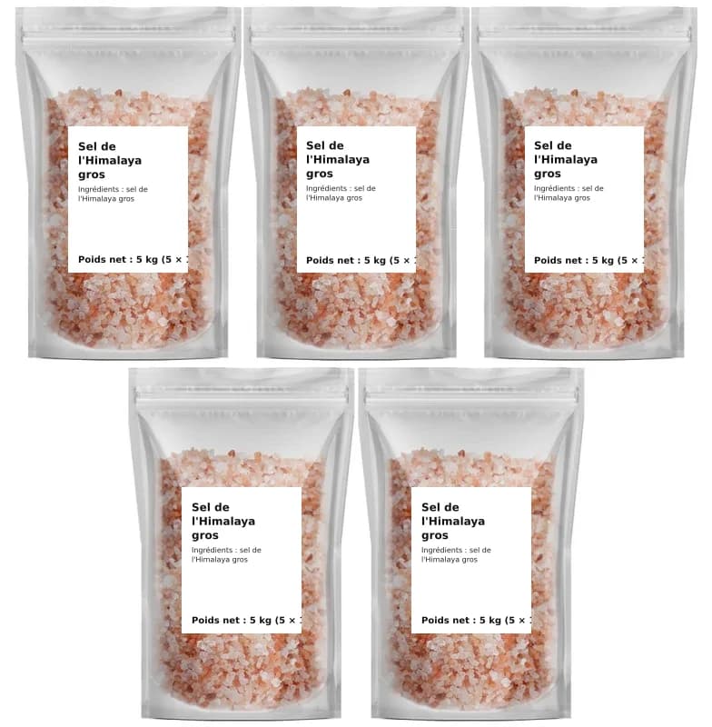 Sel de l'Himalaya gros 5 kg