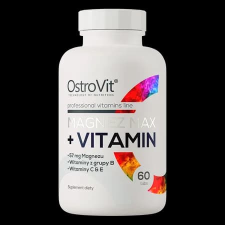 OstroVit Magnésium MAX + Vitamine 60 comprimés
