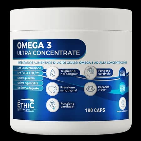 Ethic Nutraceutici Omega 3 Ultra Concentrate 180 gélules