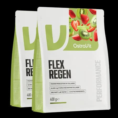 OstroVit Flex Regen 2 x 400 g - saveur fraise-kiwi