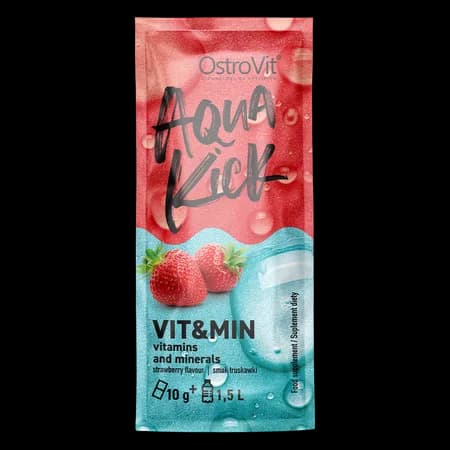 OstroVit Aqua Kick VIT&MIN 10 g - saveur fraise