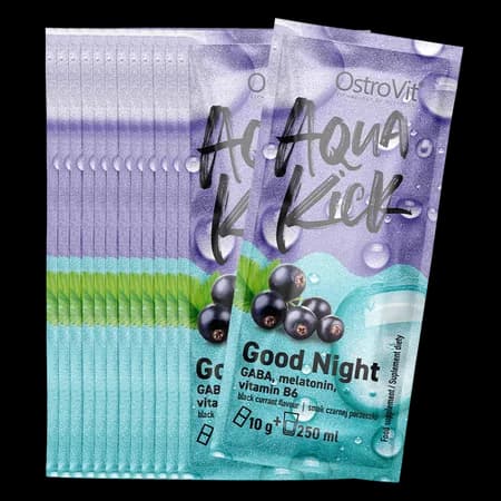 OstroVit Aqua Kick Good Night 10 g x 24 (boîte) - saveur cassis