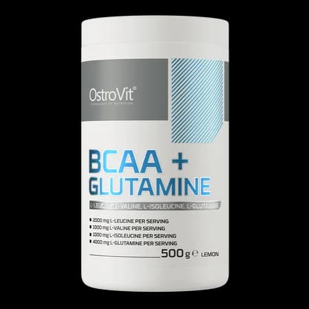 OstroVit BCAA + Glutamine 500 g - saveur citron