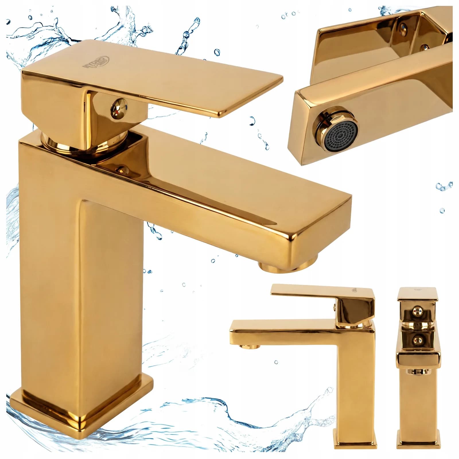 Mitigeur de lavabo bas pour vasque à poser avec aérateur F211C doré
