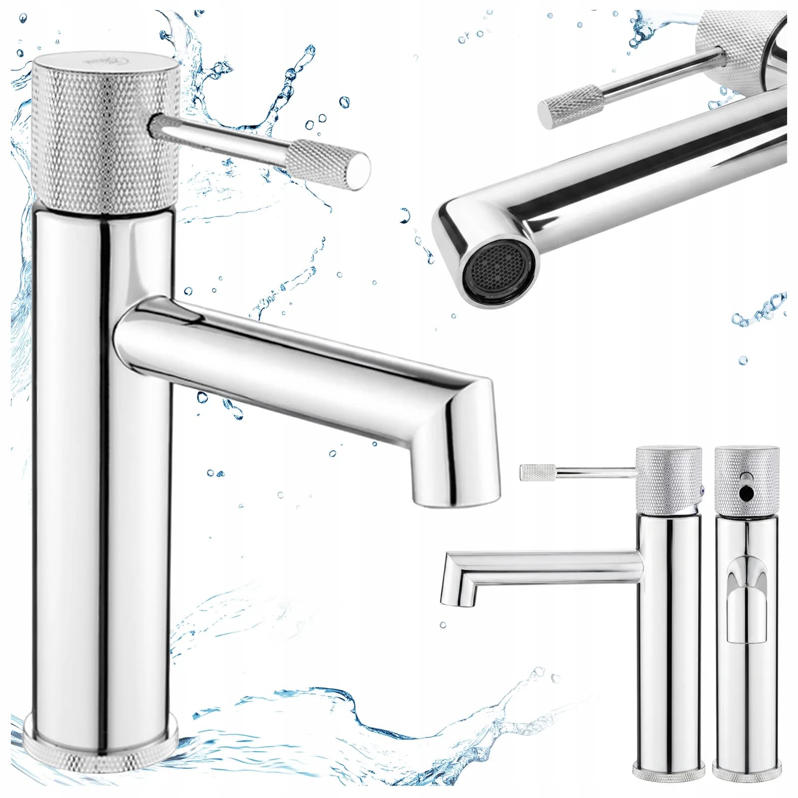 Mitigeur de lavabo bas pour vasque à poser Bona chromé