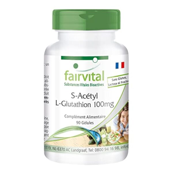 Fairvital | S-Acetyl L-Glutathion - 90 gélules vegan - forme stable de glutathion - haute biodisponibilité – Image 2