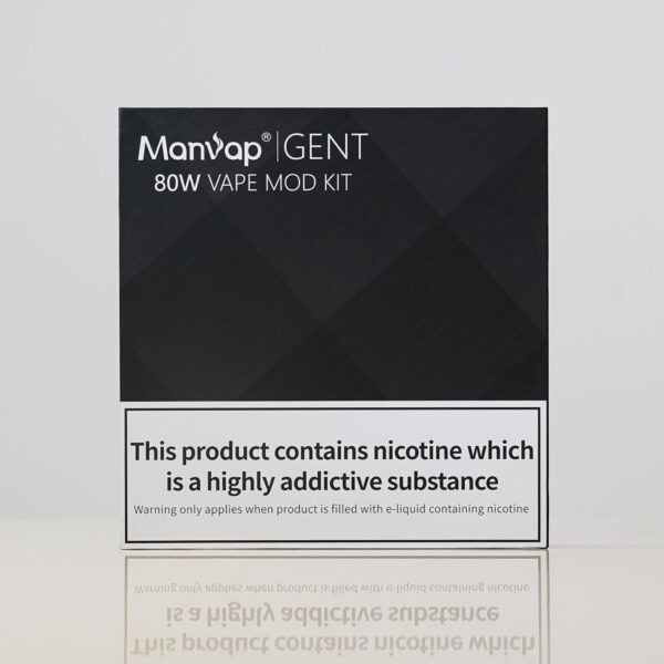 Manvap GENT Cigarette Électronique Kit Complet 80W 2200mAh avec 6x10ml E Liquide, Top Refill Atomiseur 0,3ohm 2ml, E-Cigarette Vape Pen Set sans Nicotine noir – Image 10