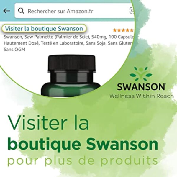 Swanson, Cat's Claw (Griffe de Chat), 500mg, 120 Capsules, Hautement Dosé, Testé en Laboratoire, Sans Soja, Sans Gluten, Sans OGM – Image 7