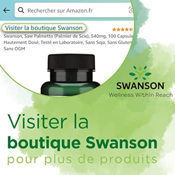 Swanson, White Willow Bark Extract (Extrait d'Écorce de Saule Blanc), 500mg, 60 Capsules végétaliennes, Hautement Dosées, Testées en Laboratoire, Végétariennes, Sans Soja, Sans Gluten, Sans OGM – Image 7