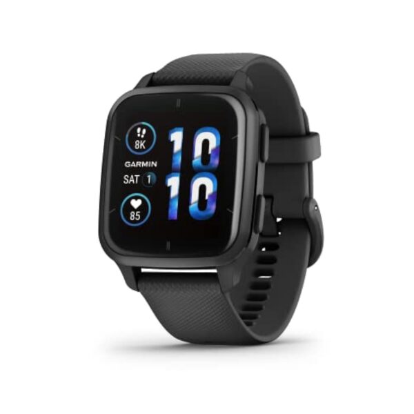 Garmin Venu Sq 2 – Music Edition - Montre connectée GPS Multisports avec écran AMOLED et Suivi santé - Gray avec Bracelet Noir - Boîtier 40 mm – Image 16