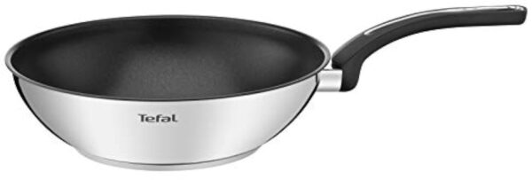 Tefal Emotion Poêle wok 28 cm, Revêtement antiadhésif, Garantie 10 ans, Base épaisse pour une diffusion de chaleur homogène, Design élégant, Poignée robuste, Induction, Indicateur de cuisson E3001904 – Image 4