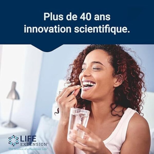 Life Extension, Acetyl-L-Carnitin, 500mg, avec Vitamine C, Hautement Dosé, 100 Capsules végétaliennes, Sans Gluten, Végétarien, Sans Soja, Sans OGM – Image 4