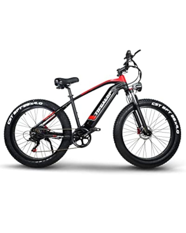 Lohang Vélo électrique Adulte, Moteur Haute fréquence sans balais, Batterie Amovible 48 V 18 Ah, portée maximale 45-90 km, pneus Tout Terrain 26 Pouces, vélo de Montagne Unisexe – Image 3