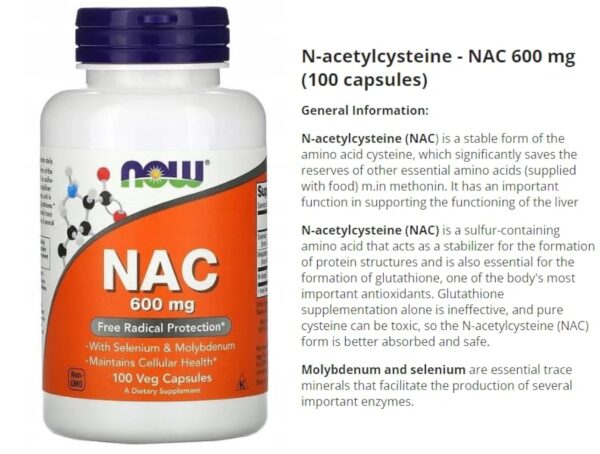 N.Foods NAC 600 mg - 100 gélules végétales – Image 5