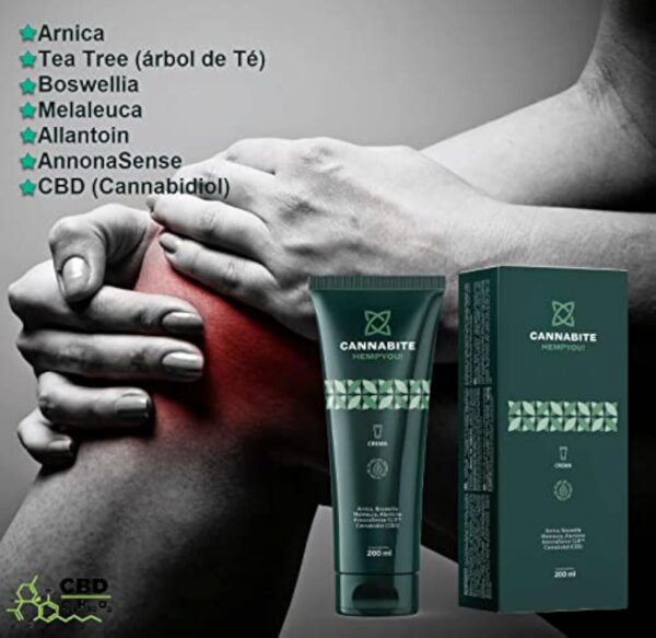 AKTIV CBD Crème de massage 200 ml avec arnica, allantoine, boswellia, texture légère, absorption facile, utilisation topique – Image 6