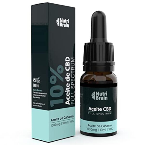 CBD Huile de Chanvre 10% | Formule Riche en Omega 3, 6, 9 | 100% Naturel (1000 mg) – Image 3