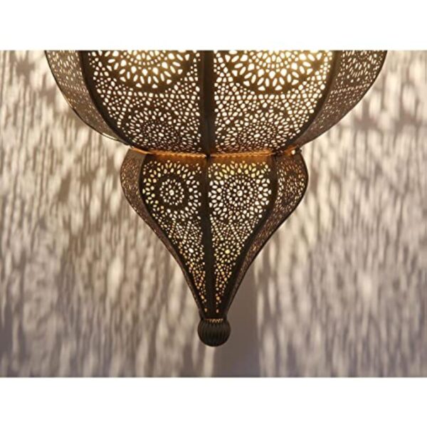 Casa Moro Hayat LN2030 - Lampe orientale - Hauteur : 54 cm - Style marocain - Style bohème chic - Pour chambre d'enfant ou chambre à coucher - Fabriquée à la main – Image 4